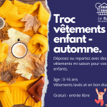 Troc vêtements enfants Automne