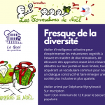 Formation de Noel pour le secours populaire : Fresque de la Diversité