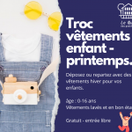 Troc vêtements enfants Printemps