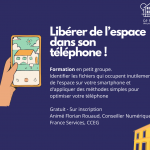 Atelier Numérique : Libérer de l’espace dans son téléphone !