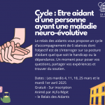 Cycle 1 : Etre aidant d'une personne ayant une maladie neuro-évolutive
