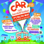 Inauguration du CAR avec la conteuse Jacquo'tte devant le Quai des Possibles