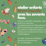 Atelier enfants avec les savants fous : Fievre insectile, tous savoir sur les ptites bêtes !