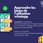 Atelier Numérique : Apprendre à utiliser WhatsApp