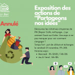 Annulé // Exposition des actions de “partageons nos idées” [PNI]