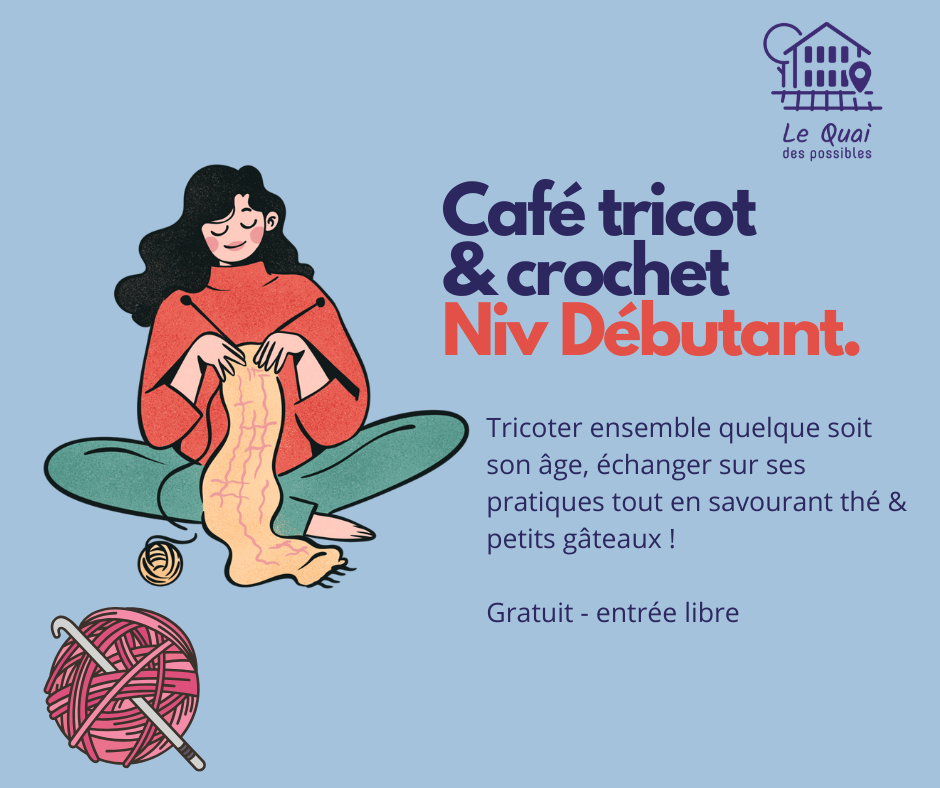 Niv Débutant : Café tricot & crochet