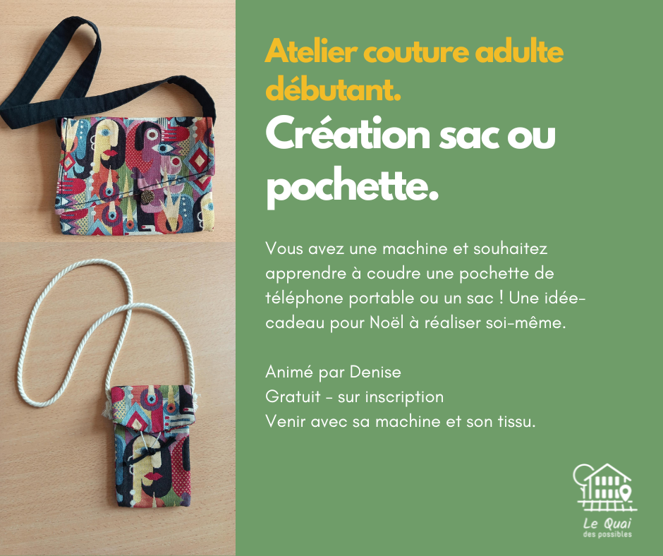 Atelier Partage d’Habitants : Couture Débutant adulte