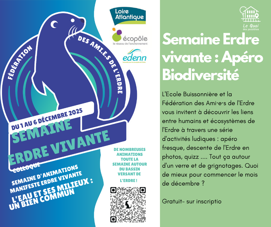 Semaine Erdre Vivante 2025 : Apéro de la biodiversité
