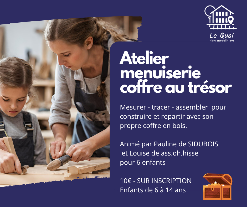 Menuiserie enfant Coffre au trésor