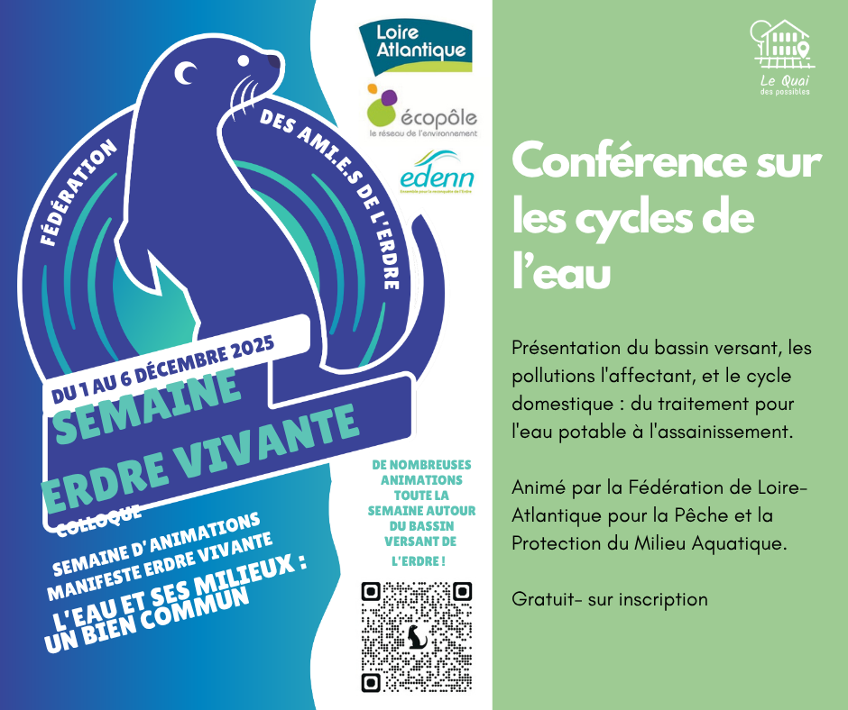 Semaine Erdre Vivante 2025 : Les cycles de l'eau de l'Erdre à la loupe