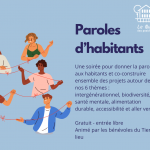 Soirée « Parole aux Habitants » – Construisons ensemble la programmation 2026 !