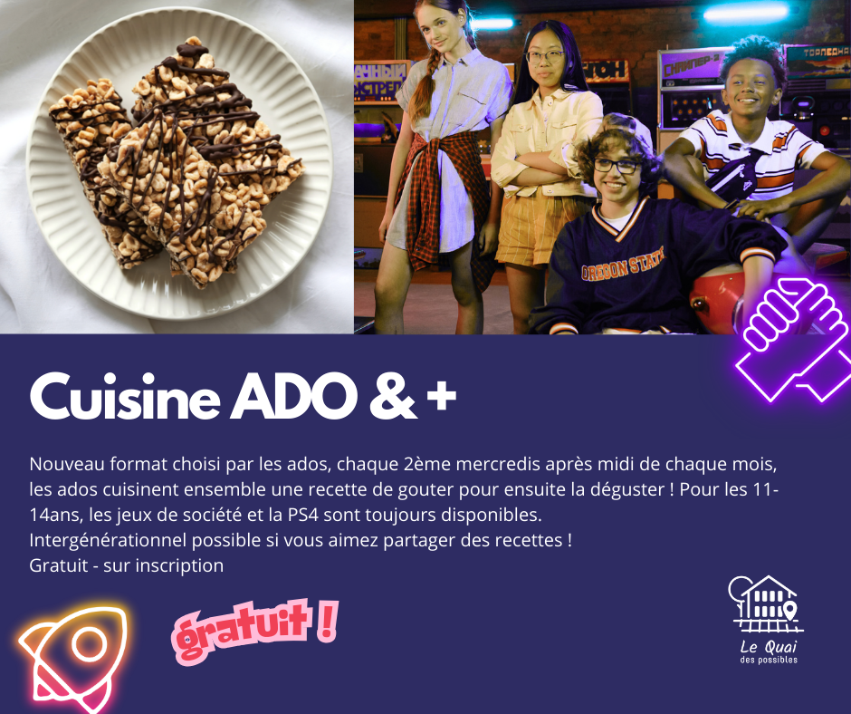 Atelier Cuisine Ado & + : Barres céréales