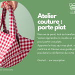 Atelier couture débutant - Porte plat