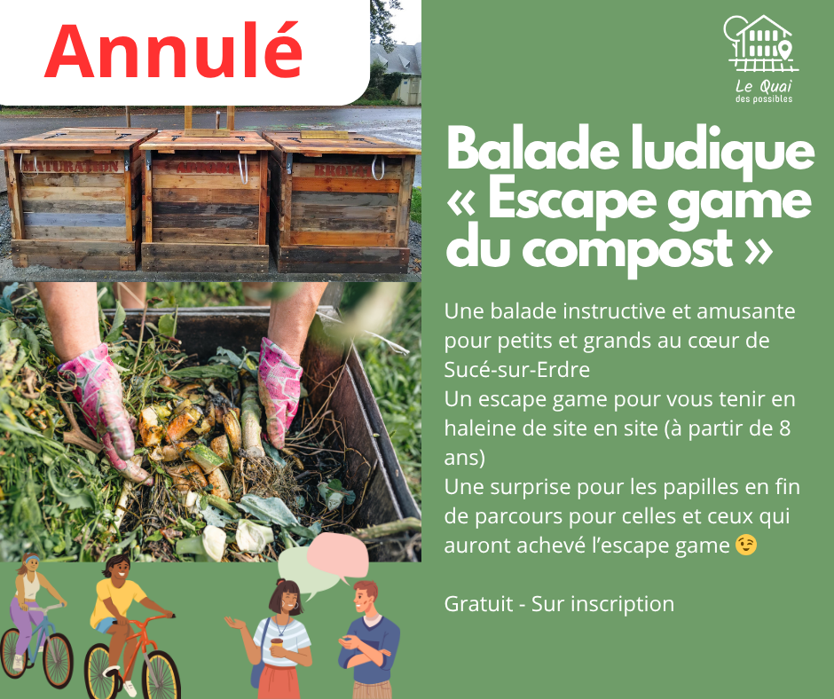 Annulé /// Balade ludique « Escape game du compost »