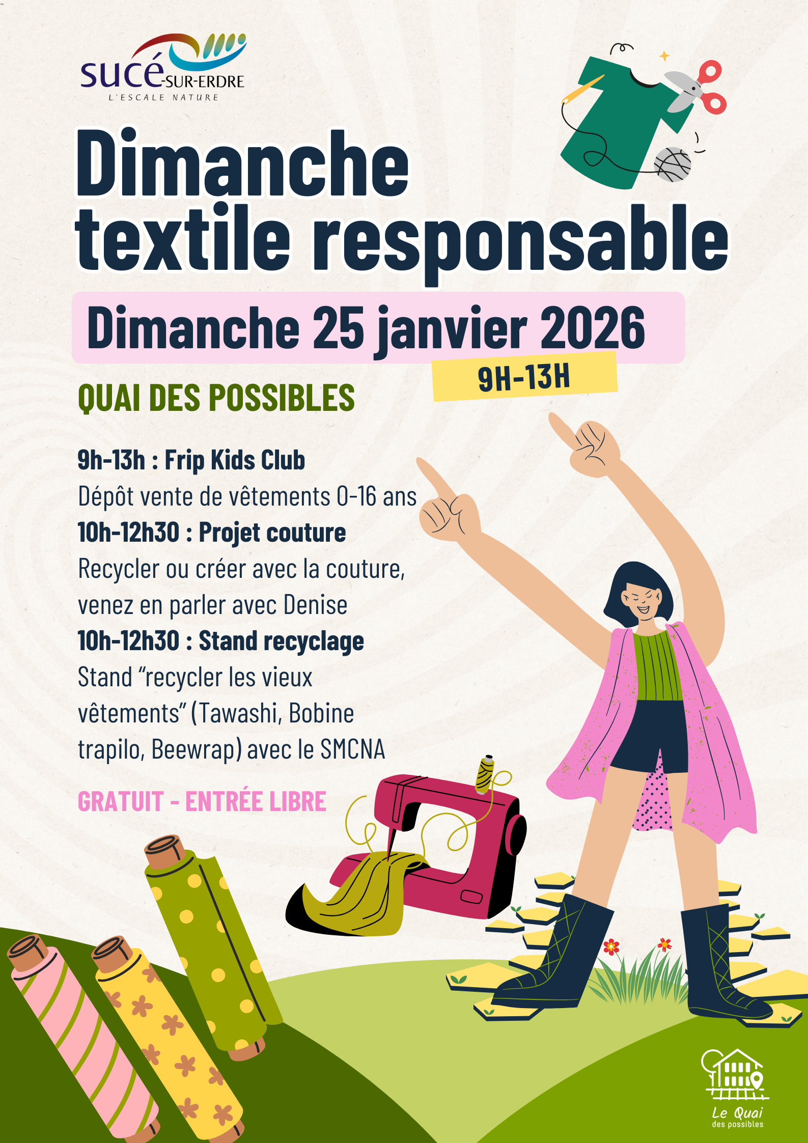 Dimanche Recyclage textile : Stand recyclage vêtement