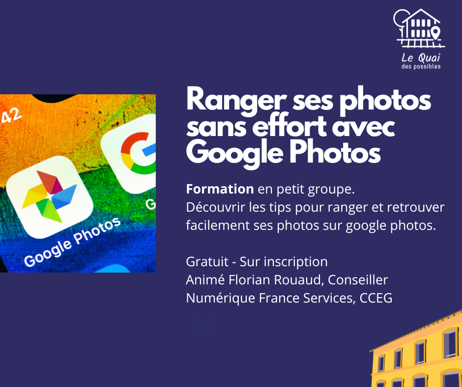 Atelier Numérique : Ranger ses photos sans effort avec Google Photos