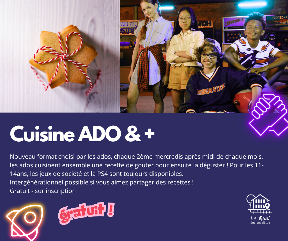 Atelier Cuisine Ado & + : Sablé de Noel