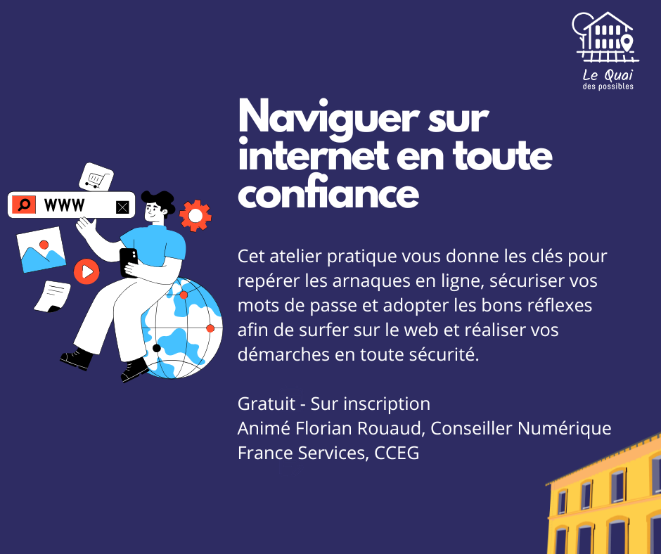 Atelier Numérique : Naviguer sur internet en toute confiance