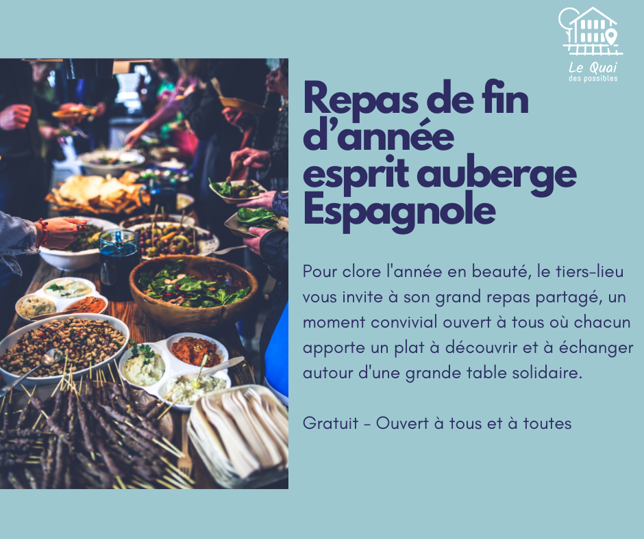 Le Repas Partagé de fin d'année du Tiers-Lieu !