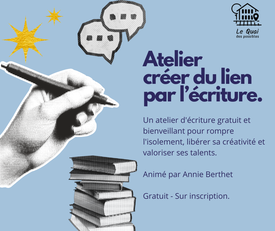 Atelier créer du lien par l'écriture