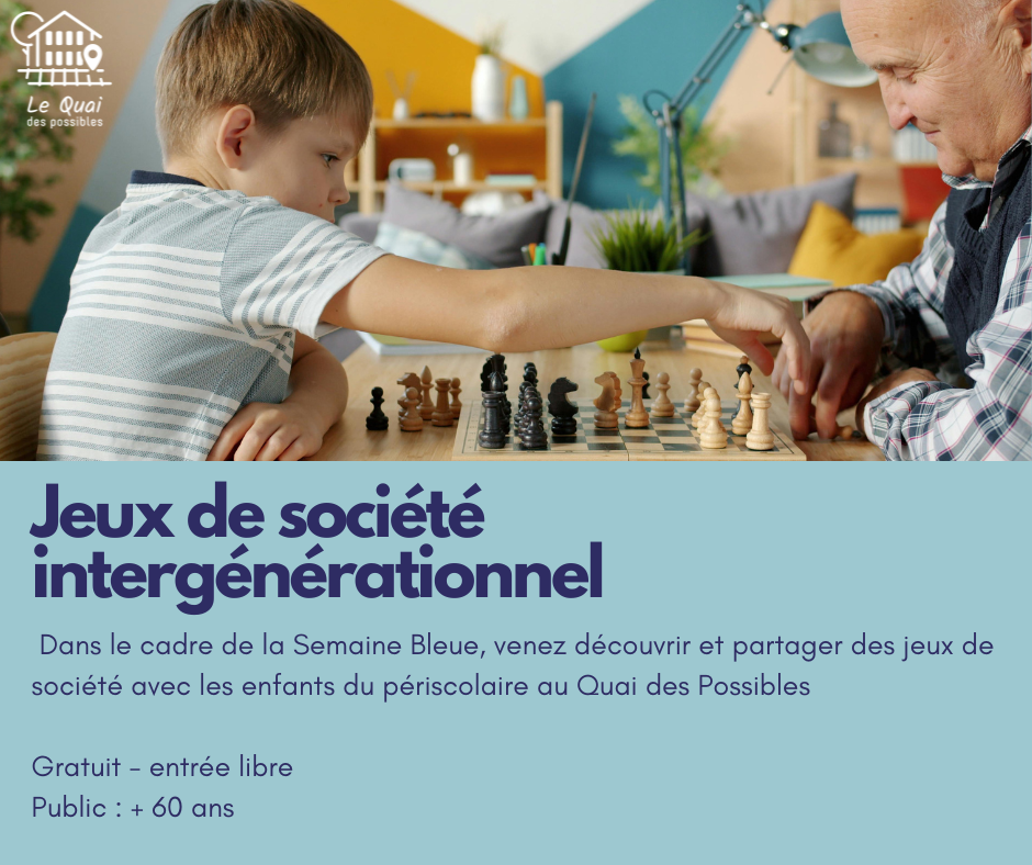 Rencontre intergénérationnelle Jeux de société